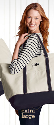 lands end tote sizes