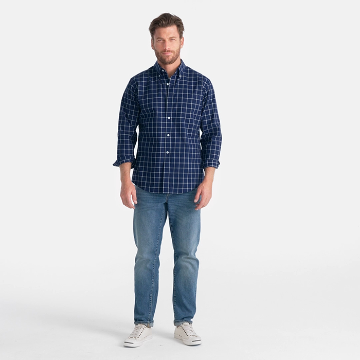 Men's Traditional Fit No Iron Twill Shirt