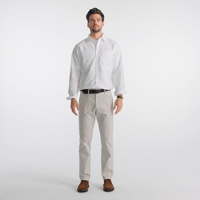 Men's Straight Fit Hybrid Chino Pants | Lands' End