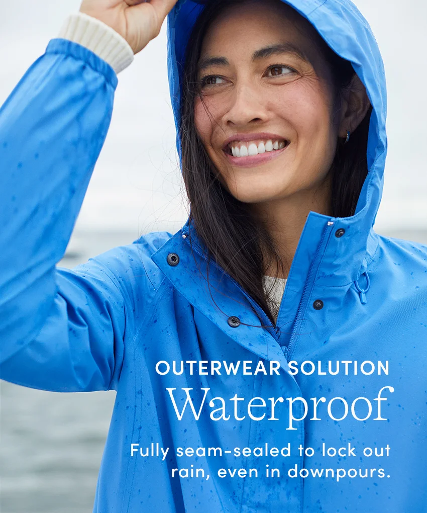 【送料無料】 ランズエンド レディース ジャケット・ブルゾン アウター Women's Lands' End Packable Rain Jacket White