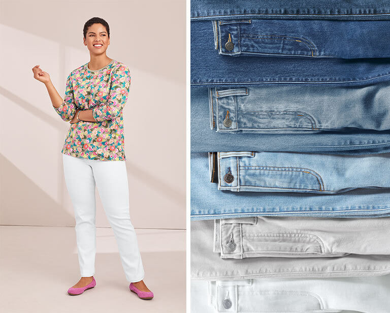 Best Plus Size Jeans for Spring | Lands' End