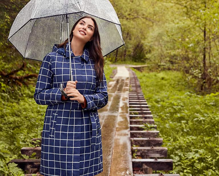 Kangma Womens Solid Plus Size Rain Jackets Waterproof with Hood Outdoor Sunscreen Pockets Raincoat