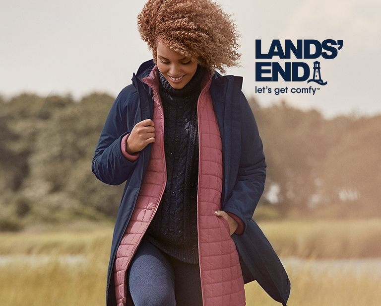 lands end women's coat size chart