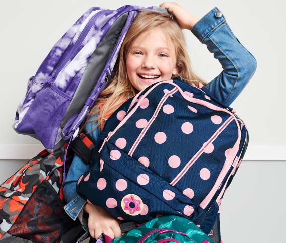 monogrammed school backpacks