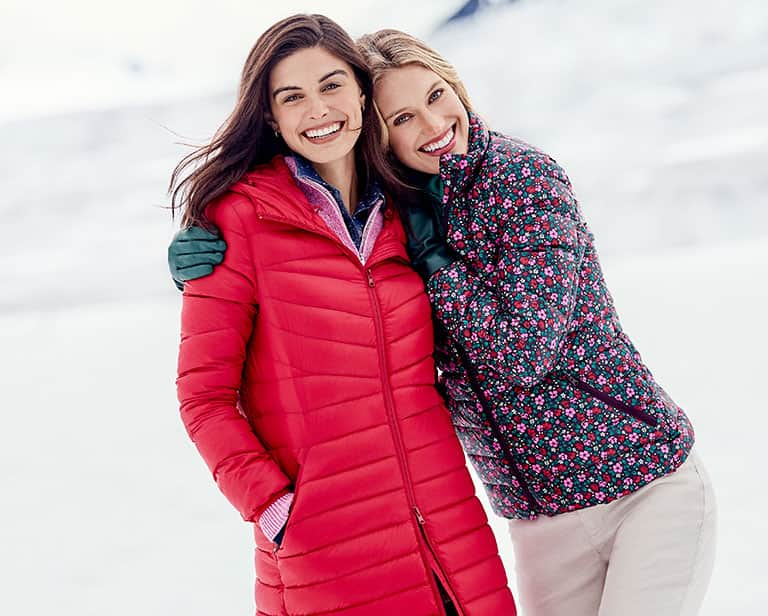 Fashion Jackets Winter Jackets Lands’ End Lands\u2019 End Winter Jacket red casual look 