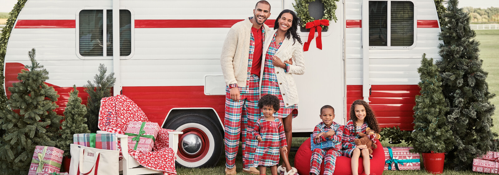 Holiday Party Idea: Matching Family Christmas Pajamas | Lands' End