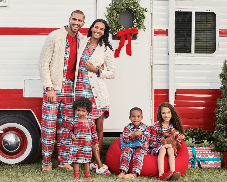 Matching Family Pajamas That Will Make Your Christmas Card a Hit