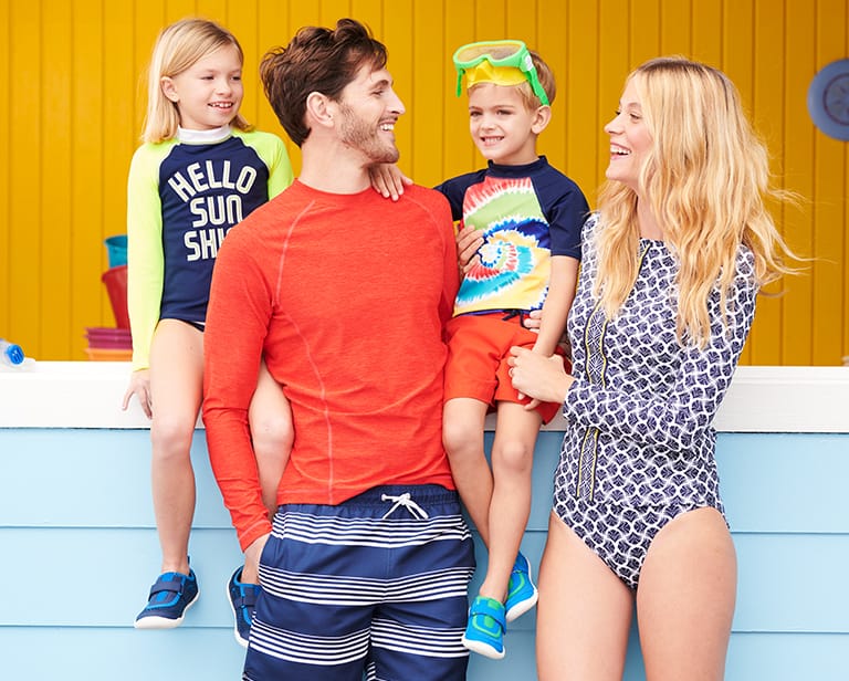 Should I Get My Family Rash Guards? Short Answer:  Yes. | Lands' End