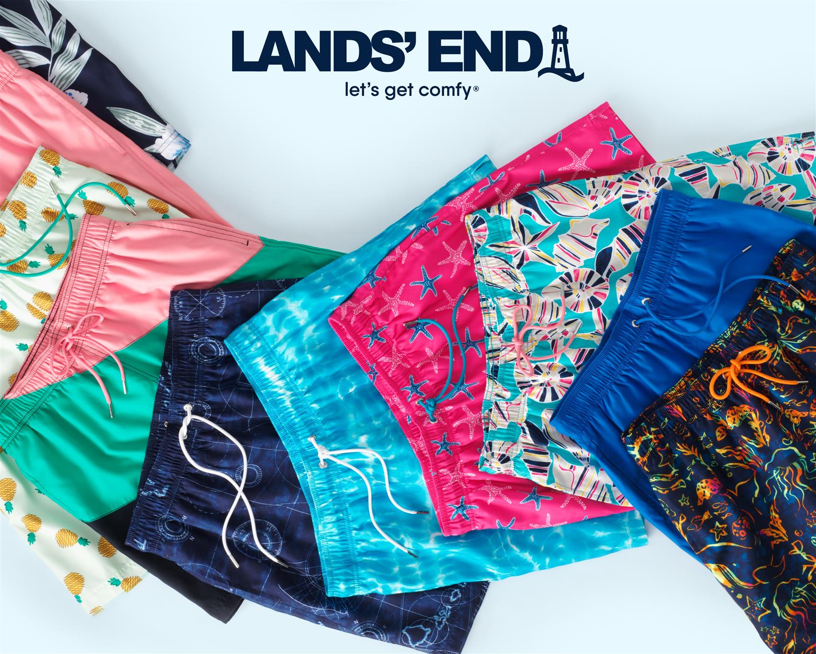 lands end men swimwear