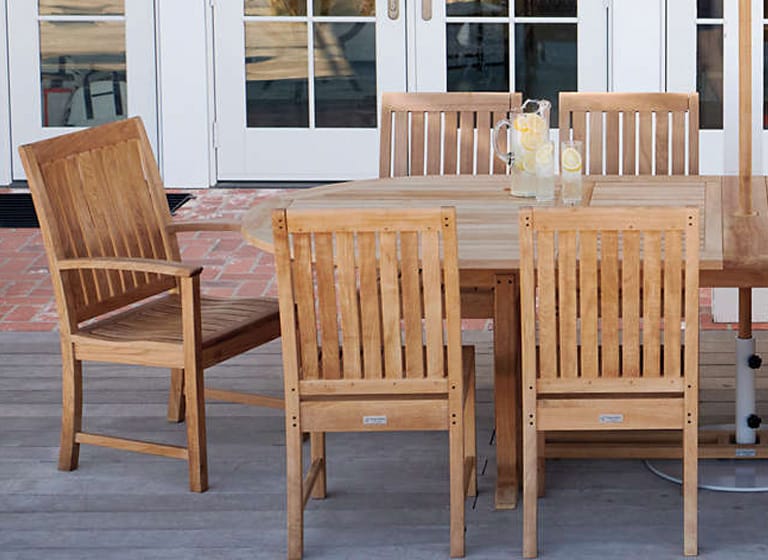 What Is Teak Outdoor Furniture Lands, Teak Patio Chairs