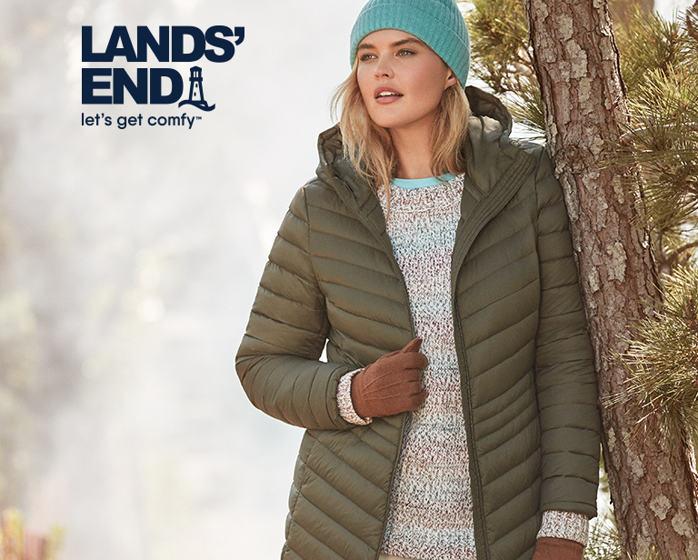lands end winter vests
