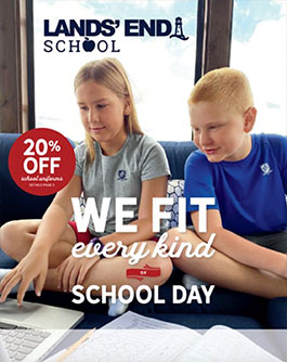 School Uniform Winter Catalog Cover