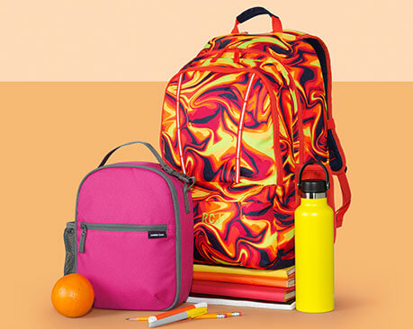 Backpack and lunch box