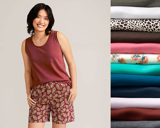 Woman wearing a tank top