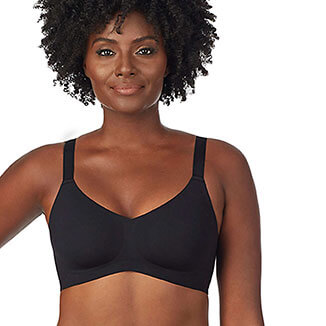 Woman wearing intimates