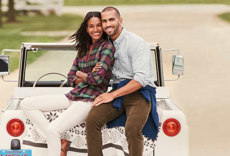 Lands' End: Jeans, Flannel Shirts, Sweaters, Jackets, Down Vests Lands' End: Jeans, Flannel Shirts, Sweaters, Jackets, Down Vests
