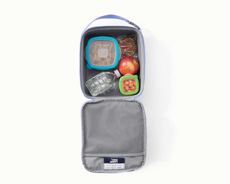 Inside of an EZ wipe lunchbox