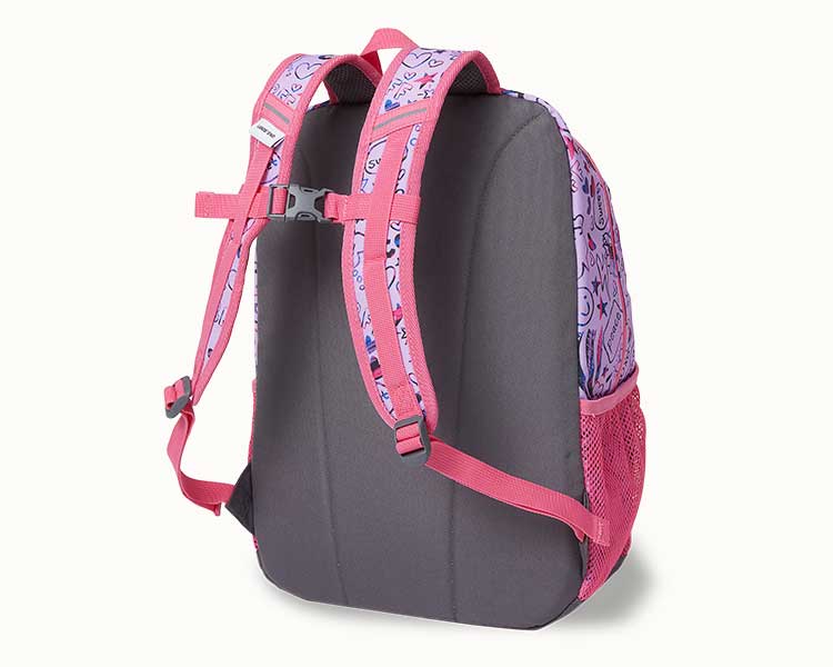 Back of a medium backpack