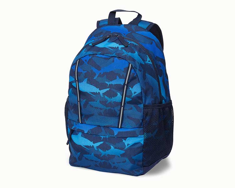 Front of a small backpack