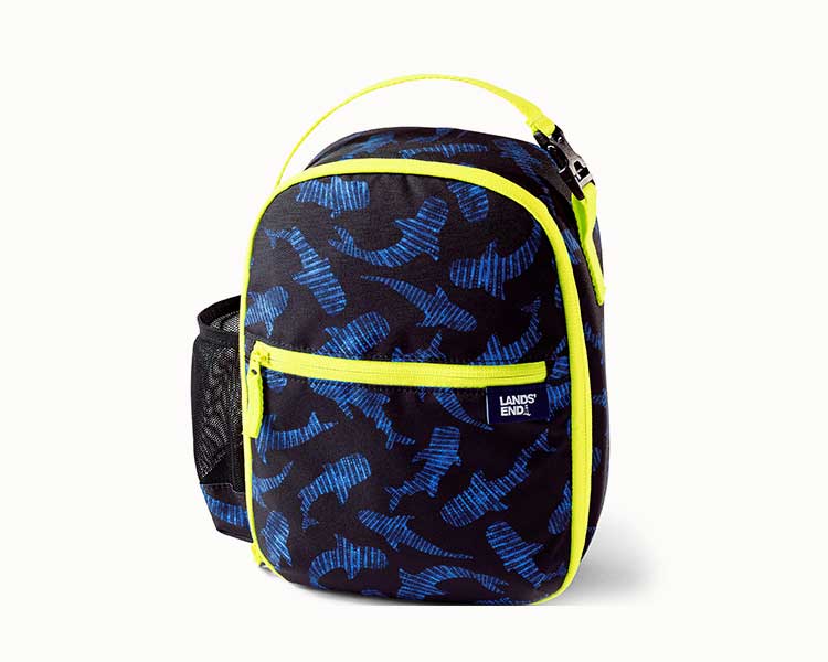 Front of a soft-sided lunchbox