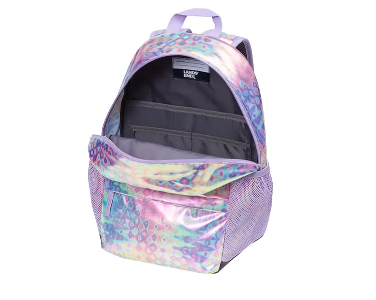 Back of a small backpack