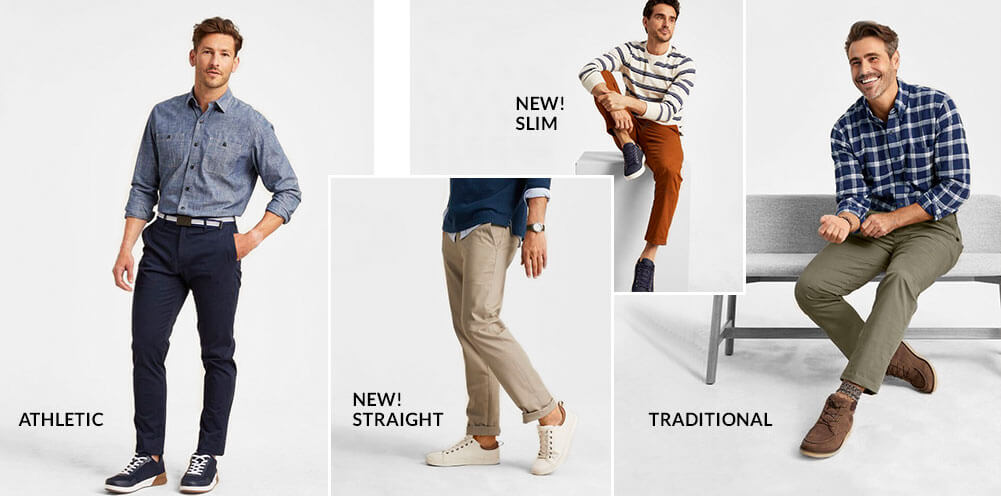Athletic | New! Straight | New! Slim | Traditional