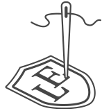 Logo embroidery icon
