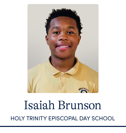 Isaiah Brunson | Holy Trinity Episcopal Day School | Glenn Dale, MD