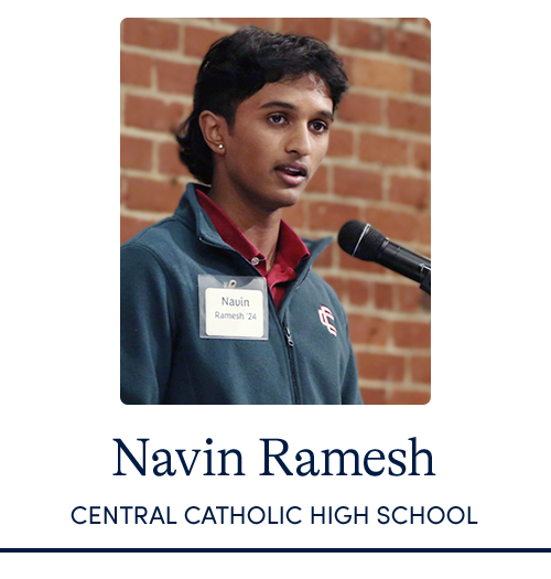 Navin Ramesh | Central Catholic High School | Lawrence, MA