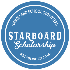 Lands' End School Uniform Starboard Scholarship: Established 2018