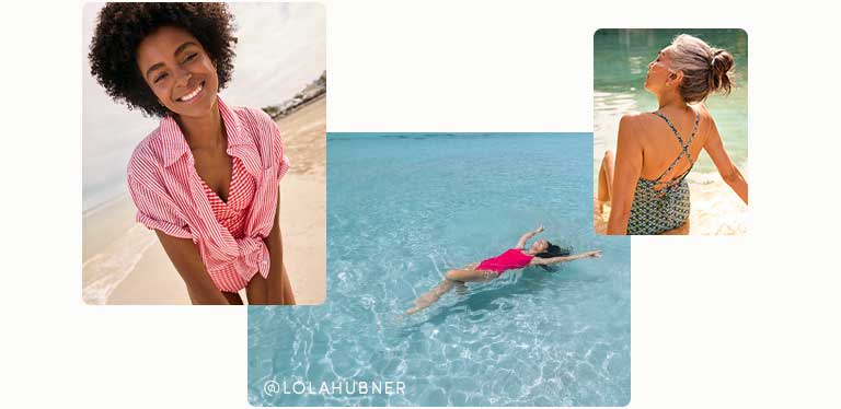 People wearing swimwear